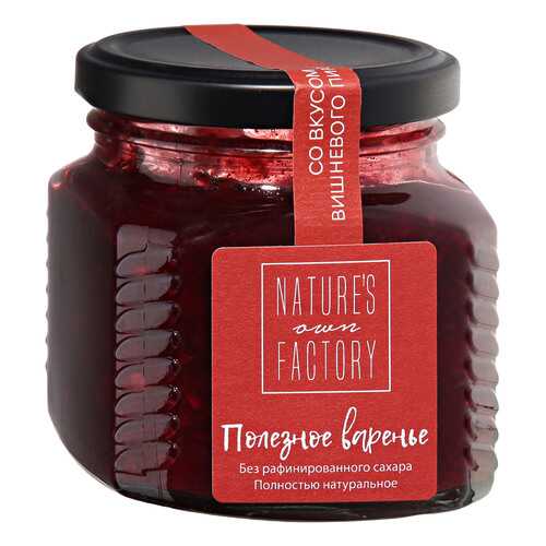 Варенье Nature's Own Factory Вишневый пирог с гречишным чаем ООО Кондитер-Сервис 250г в Магнолия