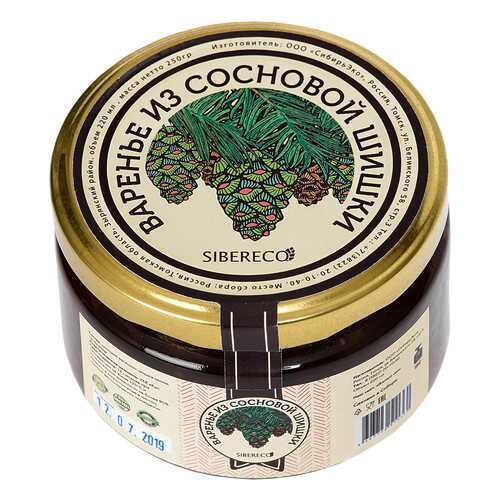 Варенье Sibereco из сосновой шишки 250 г в Магнолия