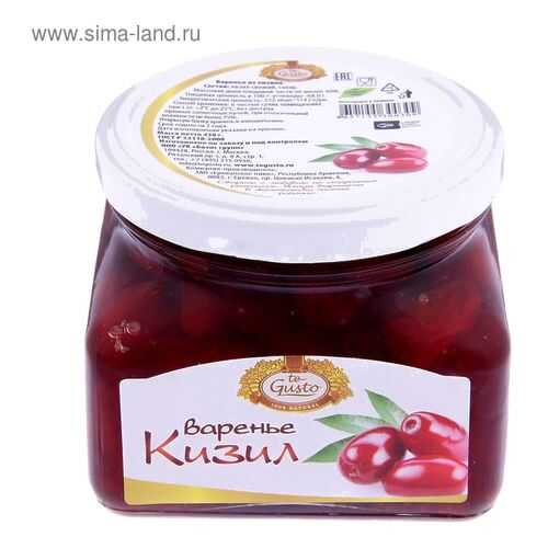 Варенье Te Gusto из кизила 430 г Армения в Магнолия