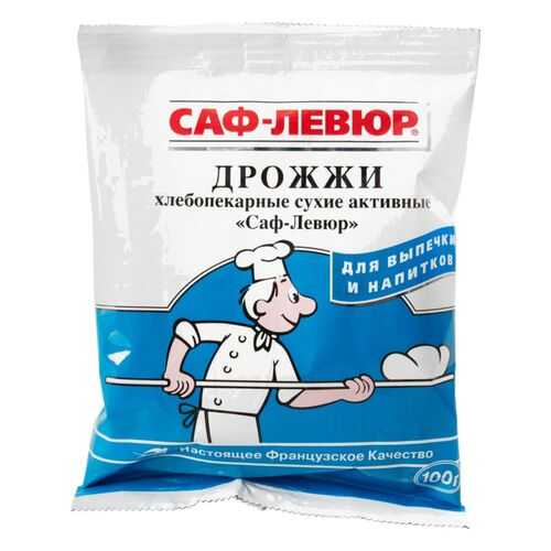 Дрожжи хлебопекарные Саф-левюр сухие активные 100 г в Магнолия