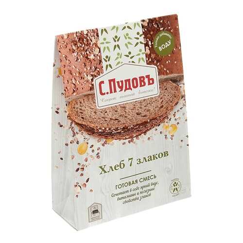 Хлебная смесь С.Пудовъ 7 злаков 500 г в Магнолия