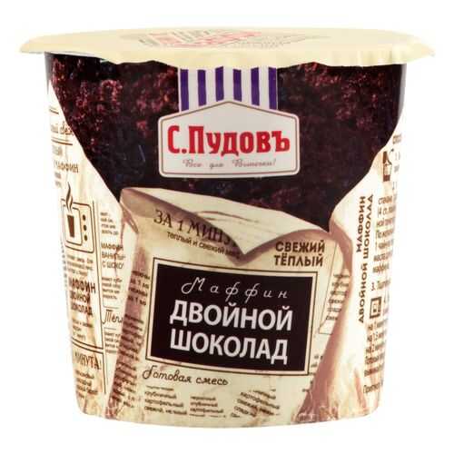 Маффин двойной шоколад за 1 минуту С.Пудовъ 70 г в Магнолия