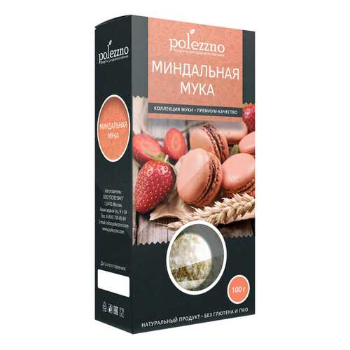 Мука Polezzno миндальная 100 г в Магнолия