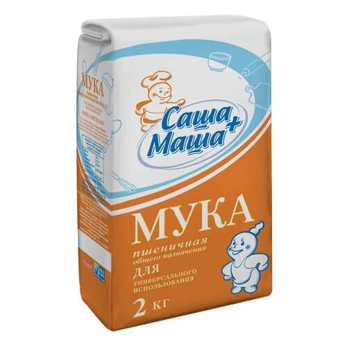 Мука пшеничная Саша+Маша 2 кг в Магнолия