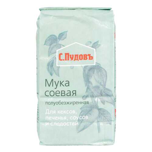 Мука соевая С.Пудовъ полуобезжиренная 400 г в Магнолия