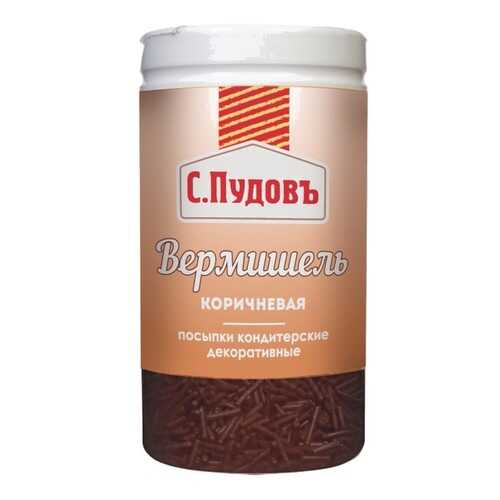 Посыпка вермишель коричневая С.Пудовъ 40 г в Магнолия