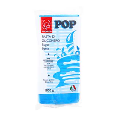 Сахарная Мастика универсальная для торта Modecor POP - Синяя, 1кг. (25473/p) в Магнолия