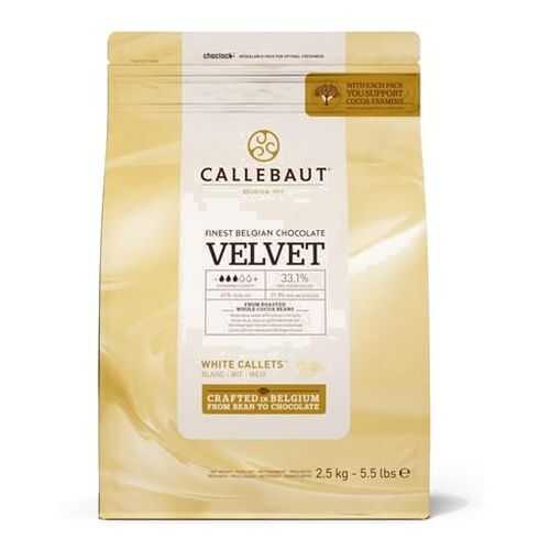 Шоколад белый Callebaut с пониженным содержанием сахара (W3-RT-U71) 2.5 кг в Магнолия