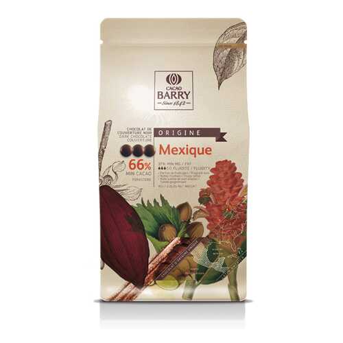 Шоколад Cacao Barry MEXIQUE - Темный, 66%, 1кг. (CHD-N66MEX-2B-U75) в Магнолия