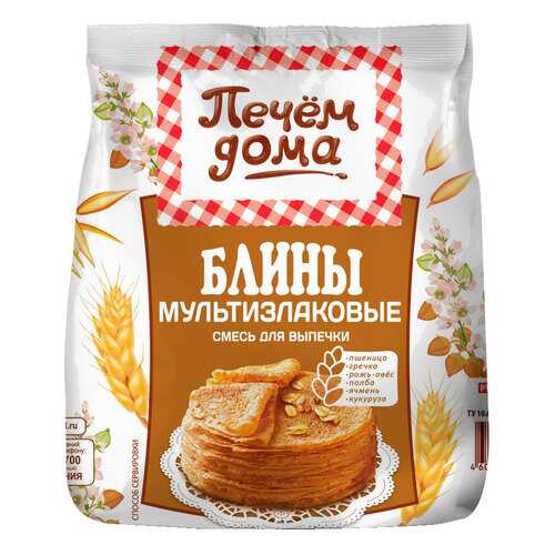 Смесь для выпечки Печем дома блины мультизлакоые 300 г в Магнолия