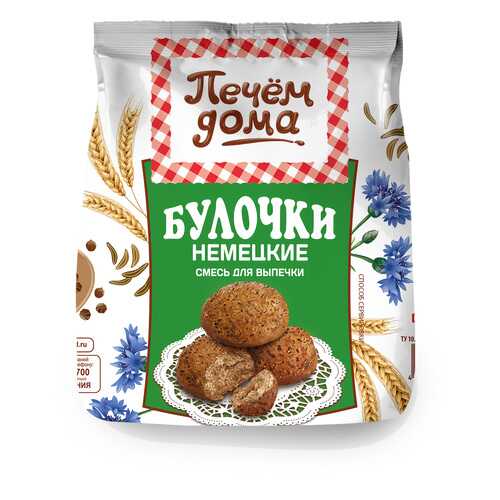 Смесь для выпечки Печем Дома булочки немецкие 300 г в Магнолия