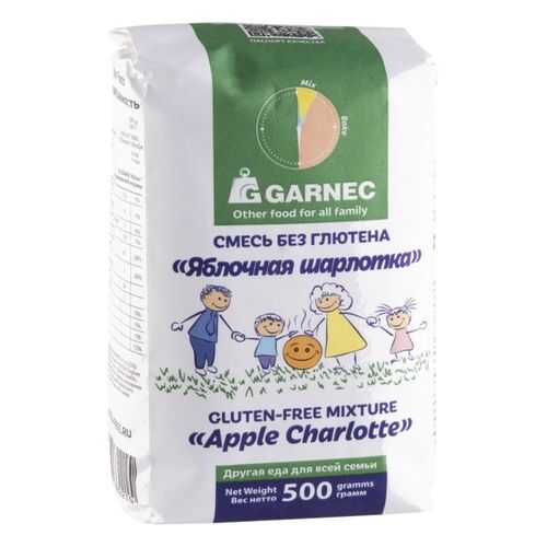 Смесь Гарнец яблочная шарлотка без глютена 500 г в Магнолия