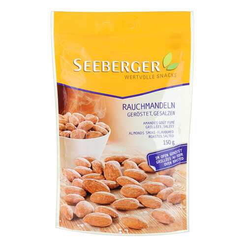 Миндаль копченый обжареный с солью Seeberger 150 г в Магнолия