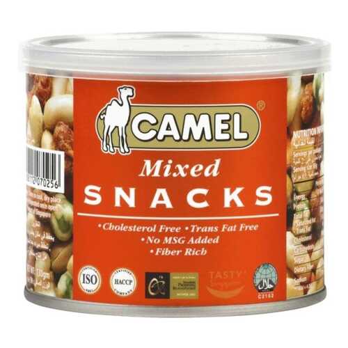 Смесь mixed snacks из орехов, бобов и горошка Camel 130 г в Магнолия