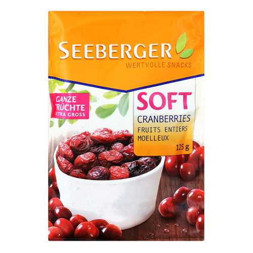 Сухофрукты Seeberger клюква мягкая 125 г в Магнолия