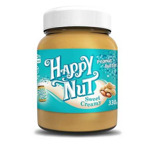 Арахисовая паста Happy Nut Sweet Creamy сладкая в Магнолия