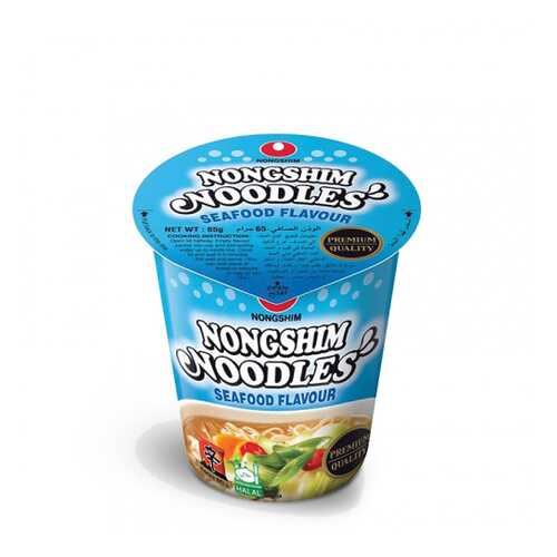Лапша быстрого приготовления Nongshim с морепродуктами стакан 65 г в Магнолия