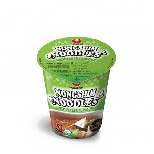 Лапша быстрого приготовления Nongshim с овощами стакан 65 г в Магнолия