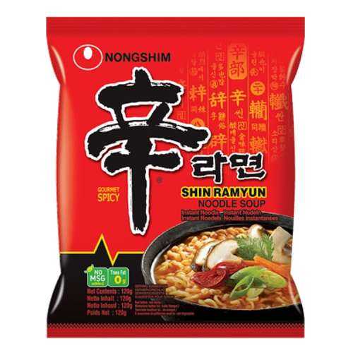 Лапша быстрого приготовления Шин Рамен Nongshim 120 г в Магнолия