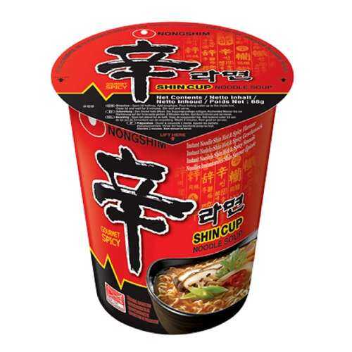 Лапша быстрого приготовления Шин Рамен Nongshim стакан 68 г в Магнолия