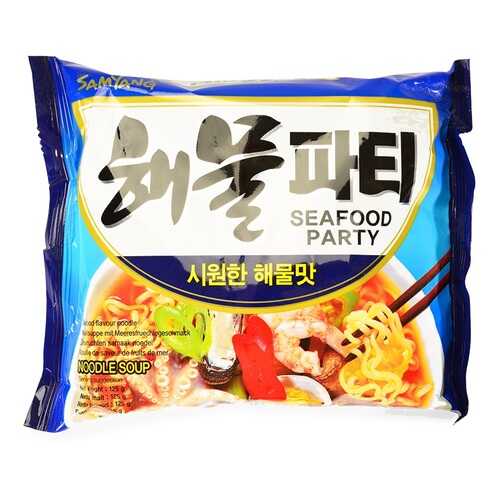 Лапша Samyang с морепродуктами, 125г, Южная Корея в Магнолия