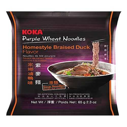 Лапша сингапурская Koka со вкусом утки в пакете 85 г в Магнолия
