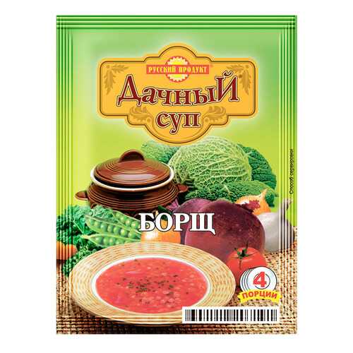 Суп дачный Русский Продукт борщ варочный 50 г в Магнолия
