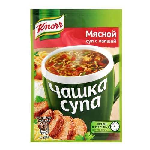 Суп Knorr чашка мясной с лапшой 14 г в Магнолия