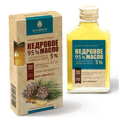 Кедровое масло с живицей кедра 5% ECO-SIBERIA, 100мл в Магнолия
