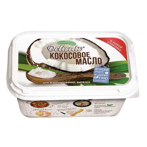 Масло DELICATO кокосовое 200гр в Магнолия