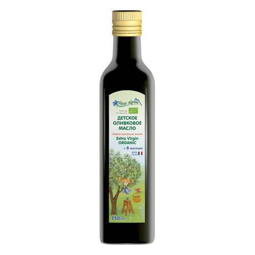 Масло детское оливковое Fleur Alpine Органик, 6 мес., 250, 12 бутылок в Магнолия