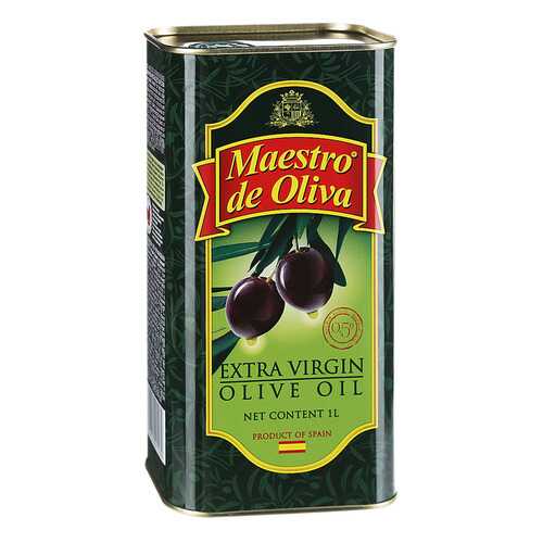 Масло Maestro de Oliva extra virgin оливковое нерафинированное 1 л в Магнолия