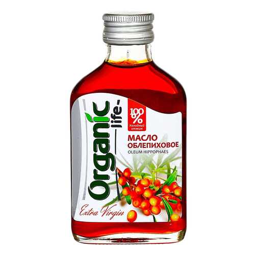 Масло облепиховое Organic Life пищевое нерафинированное 100 мл в Магнолия