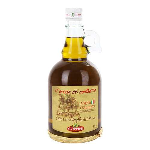 Масло оливковое Coppini Grezzo Contadino Extra Virgin нерафинированное 1 л в Магнолия