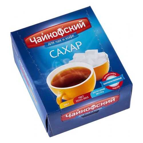 Сахар Чайкофский белый кусковой 500 г в Магнолия