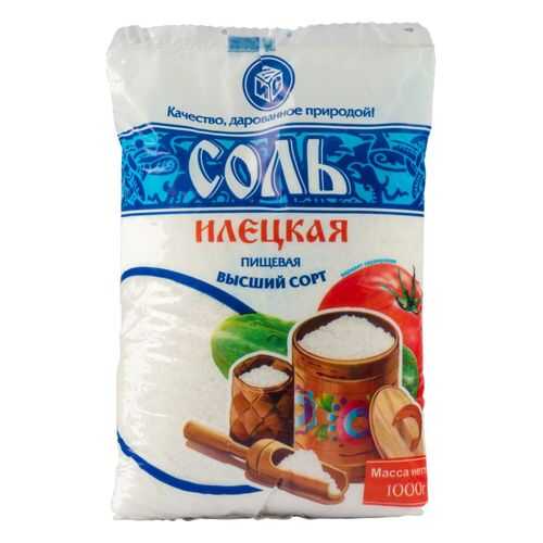 Соль пищевая Илецкая высший сорт 1 кг в Магнолия
