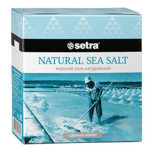 Соль Setra морская натуральная 500 г в Магнолия
