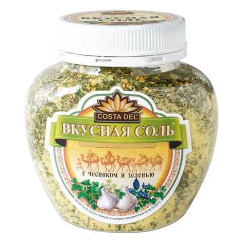Вкусная соль Costa Del с чесноком и зеленью 400 г в Магнолия