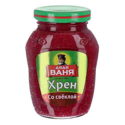 Хрен Дядя Ваня столовый со свеклой 140 г в Магнолия