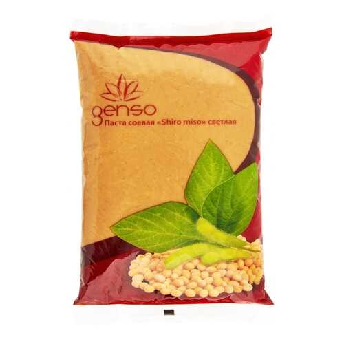 Паста соевая Мисо светлая Genso Shiro miso 1 кг в Магнолия