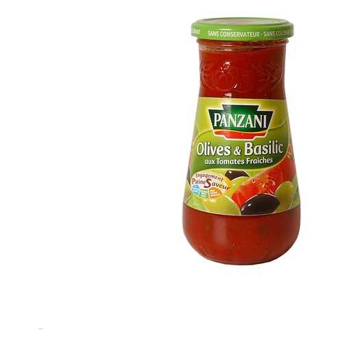 Соус для спагетти с оливками и базиликом, Panzani, 400 г, Франция в Магнолия