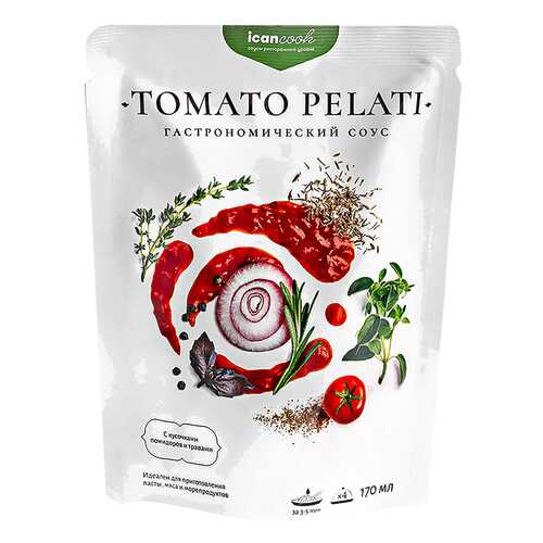 Соус icancook Tomato pelati гастрономический 170 мл в Магнолия