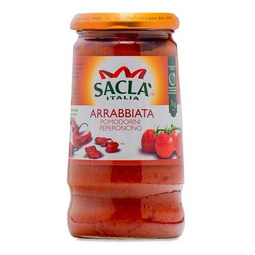 Соус Sacla Аррабиата с цельными томатами черри и перцем чили 350г стекло Италия в Магнолия