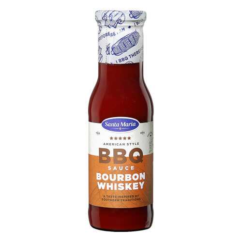 Соус Santa Maria BBQ с виски Бурбон для гриля и шашлыка 370г Нидерланды в Магнолия