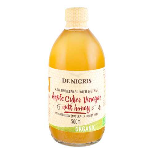 Уксус De Nigris Organic яблочный с медом нефильтрованный 500 мл в Магнолия