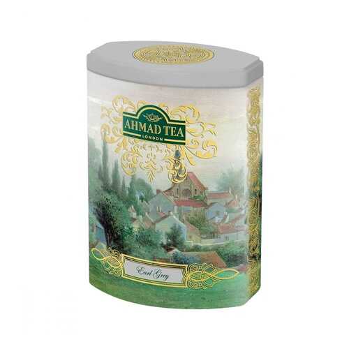 Чай Ahmad Earl Grey, черный листовой c бергамотом в жестяной банке, 100 гр в Магнолия