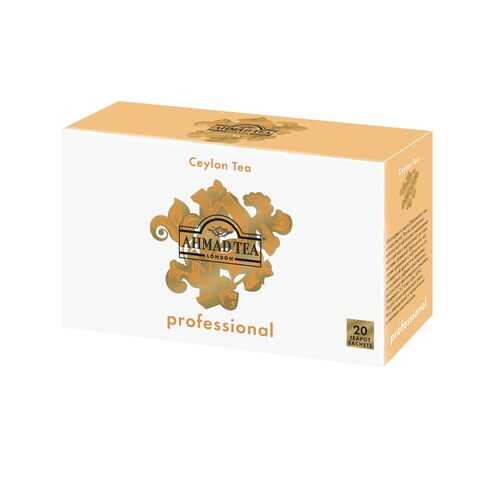 Чай Ahmad Tea Professional Цейлонский OP чёрный, листовой, в пакетах для чайников, 20х5г в Магнолия
