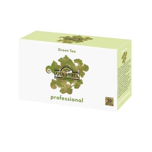 Чай Ahmad Tea Professional, Зелёный чай, листовой, в пакетах для чайников, 20х5г в Магнолия