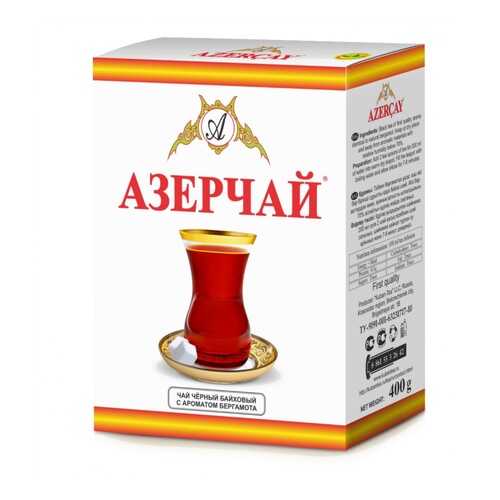 Чай Азерчай чёрный байховый с ароматом бергамота, 400 гр в Магнолия