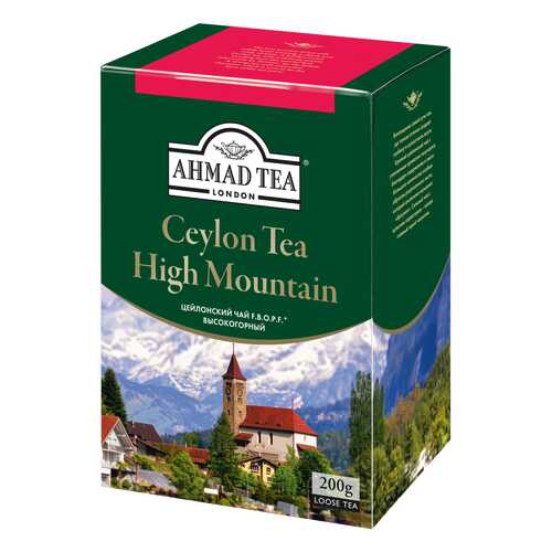 Чай черный Ahmad Tea ceylon tea высокогорный 200 г в Магнолия